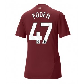 Manchester City Phil Foden #47 Tredje Tröja Dam 2024-25 Kortärmad